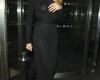 Abbey Clancy Braless In See Through Black Dress