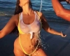 Ashley Graham Huge Boobs In Wet White Top