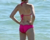 Emma Roberts Shows Off Her Beach Body In A Pink Bikini In Miami Beach