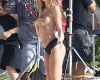 Josephine Skriver Poses Topless For Victoria’s Secret On A Beach In Miami,   02