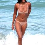 Chanel Iman In Bikini On The Beach In Miami