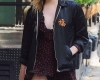 Chloe Moretz In Mini Dress Out In Tribeca