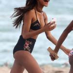 Jourdan Looked In High Spirits As She Enjoyed A Day At The Beach