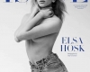 Elsa Hosk Posing Topless For Fashion