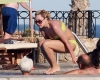 actress amanda bynes wears lime green bikini on family vacation in mexico